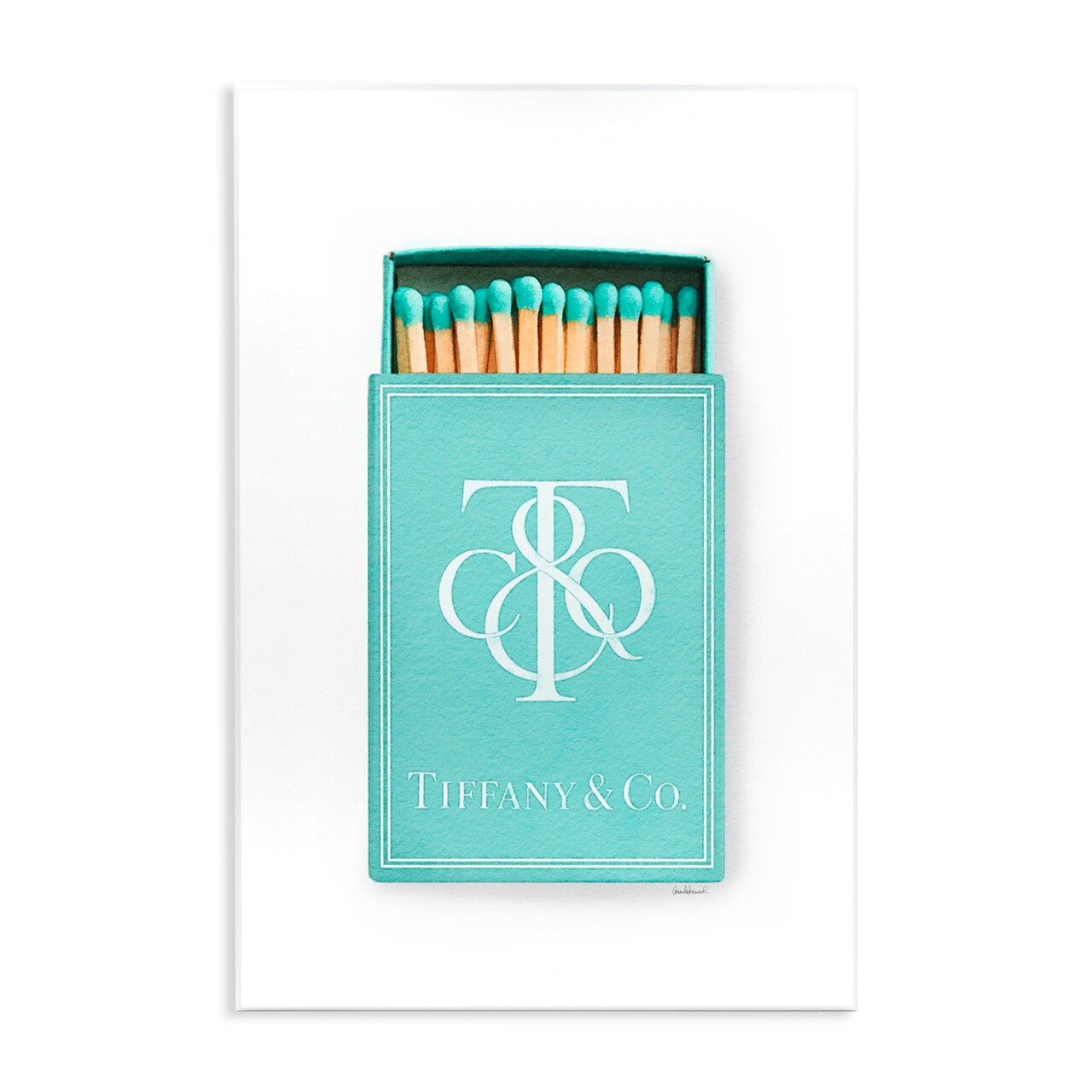 Stupell Industries Iconic Blue Fashion Matches Wall Plaque By Amanda Greenwood